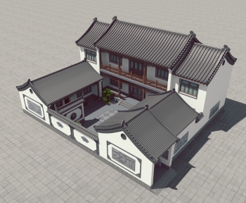 New Chinese Style Residential Building-ID:865732916