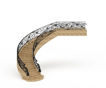 European Style Rotating Staircase-ID:614732037