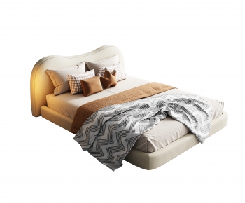 Modern Double Bed-ID:984343057