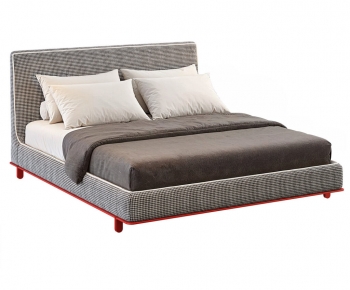 Modern Double Bed-ID:325207001