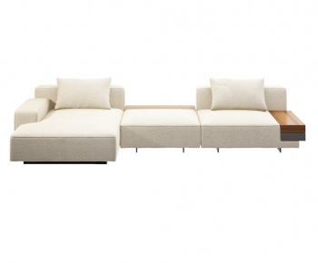 Molteni&C现代白色布艺转角沙发-ID:477833993