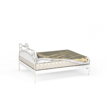 Simple European Style Double Bed-ID:494179019