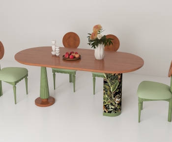 French Style Dining Table And Chairs-ID:992475998