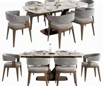 Modern Dining Table And Chairs-ID:441538104