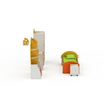 Modern Child's Bed-ID:517180928