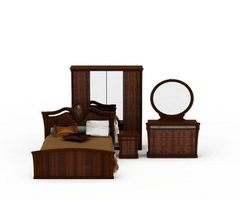 European Style Double Bed-ID:674457079
