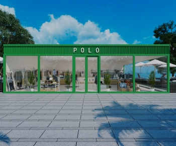 Modern Facade Element-ID:598412996