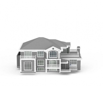 Simple European Style Detached Villa-ID:683108099