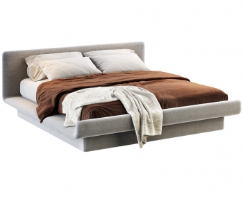 Modern Double Bed-ID:193234929