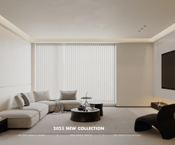 Modern A Living Room-ID:619937903