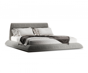 Modern Double Bed-ID:483393919