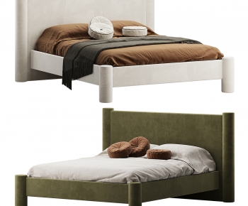 Modern Double Bed-ID:602788932