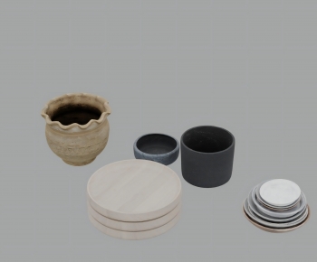 Modern Clay Pot-ID:629483942