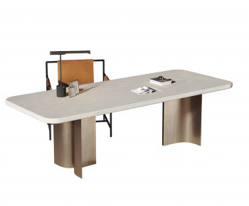 Modern Computer Desk And Chair-ID:627961243