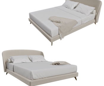 Modern Double Bed-ID:309292084