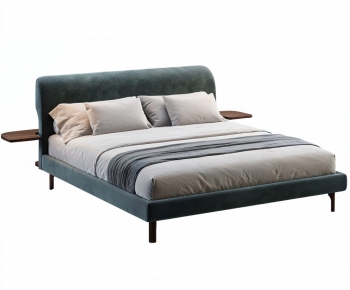 Modern Double Bed-ID:508451948