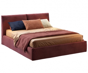 Modern Double Bed-ID:723030093