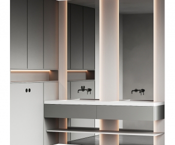 Modern Bathroom Cabinet-ID:326020969