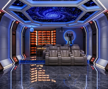 Modern Audiovisual Room-ID:617148952