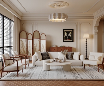 French Style A Living Room-ID:241879948