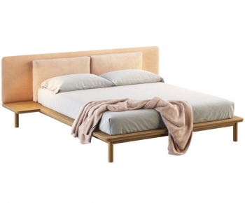 Modern Double Bed-ID:713934903