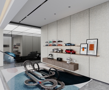 Modern Children's Room Activity Room-ID:392014988