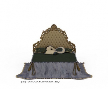 European Style Double Bed-ID:355046031