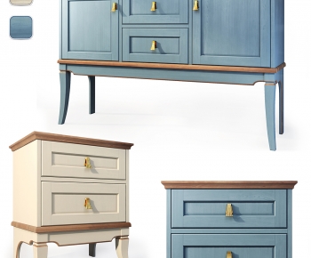 American Style Bedside Cupboard-ID:542022941