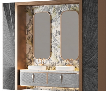 Modern Bathroom Cabinet-ID:265990979