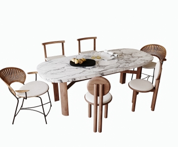 Modern Dining Table And Chairs-ID:876126057