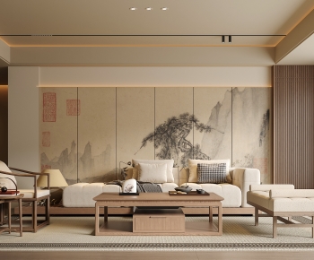 Modern A Living Room-ID:428684004