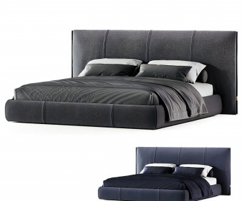 Modern Double Bed-ID:383455044