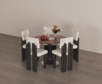 Modern Dining Table And Chairs-ID:428627011