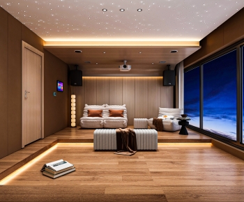 Modern Audiovisual Room-ID:798841953