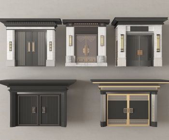 New Chinese Style Facade Element-ID:469969998