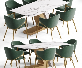 Modern Dining Table And Chairs-ID:763817078