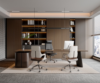 Modern Manager's Office-ID:386359936