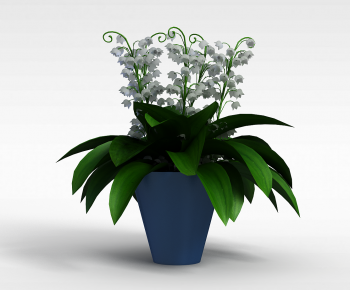 Modern Potted Green Plant-ID:194222931