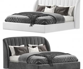 Modern Double Bed-ID:323812968