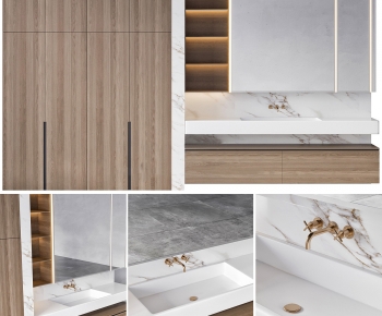 Modern Bathroom Cabinet-ID:235477927