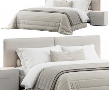 Modern Double Bed-ID:497888098