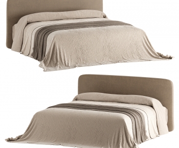 Modern Double Bed-ID:671755084