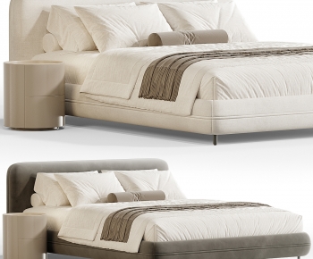 Modern Double Bed-ID:124401095