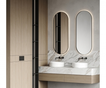 Modern Bathroom Cabinet-ID:184640883