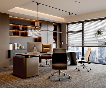Modern Manager's Office-ID:758936881