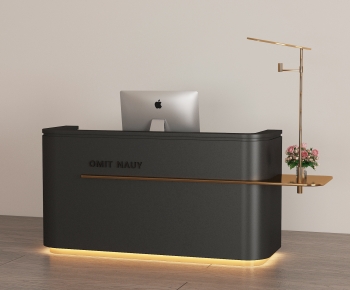 Modern Reception Desk-ID:845103038