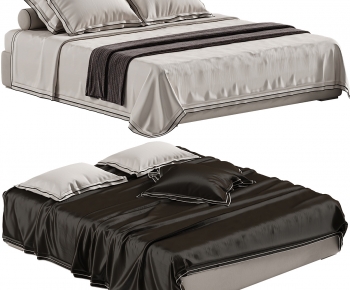 Modern Double Bed-ID:773576029