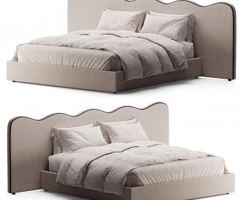 Modern Double Bed-ID:470566995