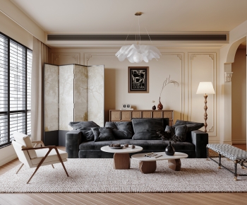 French Style A Living Room-ID:931602957