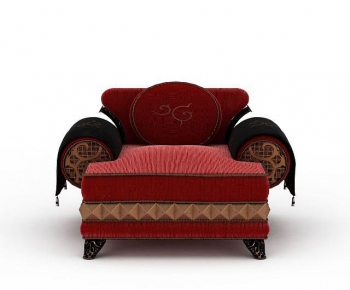 European Style Single Sofa-ID:556292068